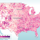 Illustration for article titled Map: The average commuting times in the United States